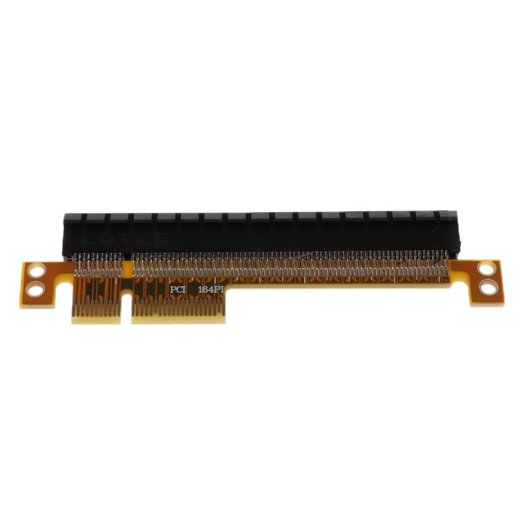 1Piece PCI-E PCI-Express 4X to 16X Riser Extension Card Graphic Card Slot Converter