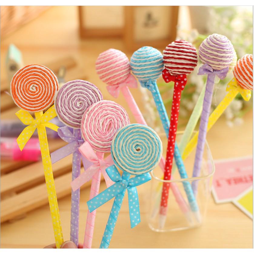 Bút bi hình kẹo ngọt dễ thương cute nhiều màu sắc giá rẻ