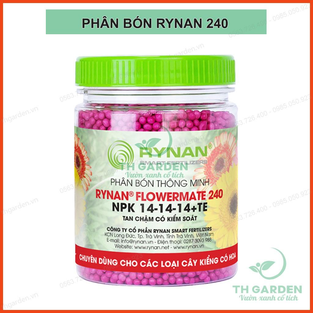 Phân Bón Hoa Thông Minh Rynan 240 - Chuyên Cho Cây Kiểng Có Hoa - Màng Polyme Kiểm Soát Giải Phóng Phân Từ Từ