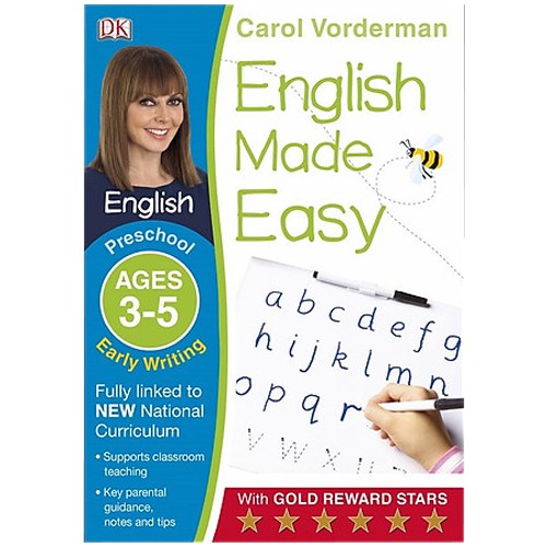 Sách - Early Writing Preschool Ages 3-5 - Home Learning -  Carol Vorderman