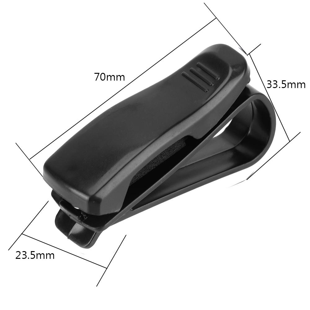 Kẹp giá đỡ mắt kính bằng ABS gắn tấm che nắng xe hơi tiện dụng