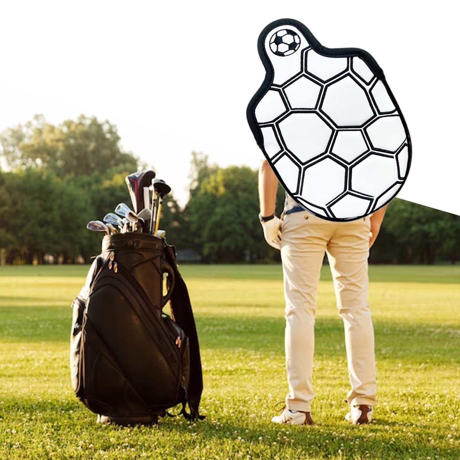 1 Piece Soft PU  Shaft  Mallet Putter Cover Head Cover