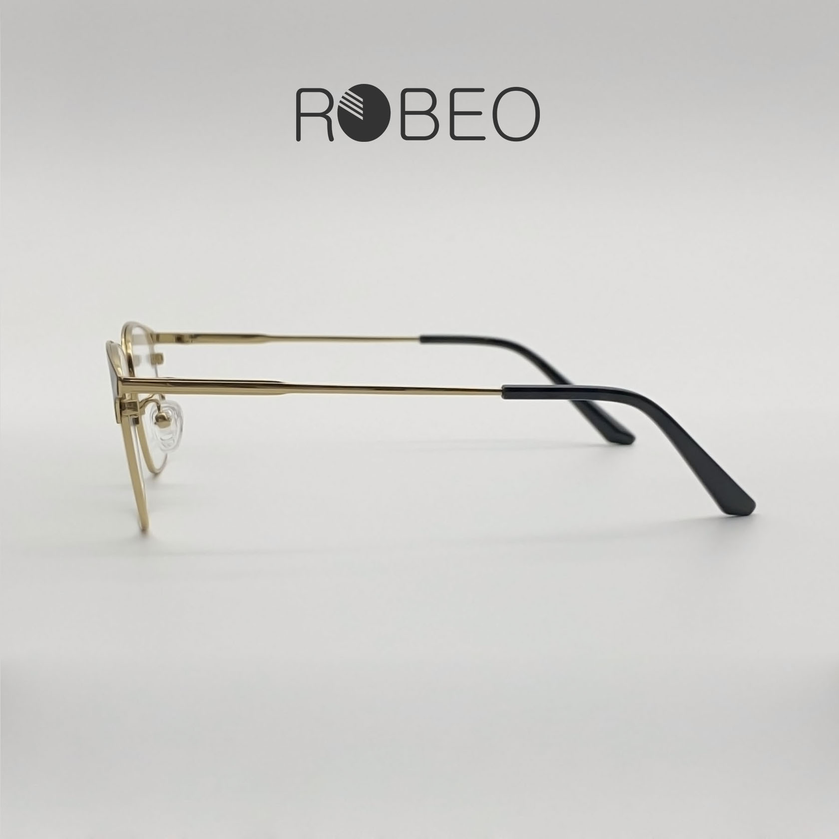 Gọng kính cận chân B-Titanium ROBEO - R0434, khung kim loại mỏng nhẹ - Fullbox