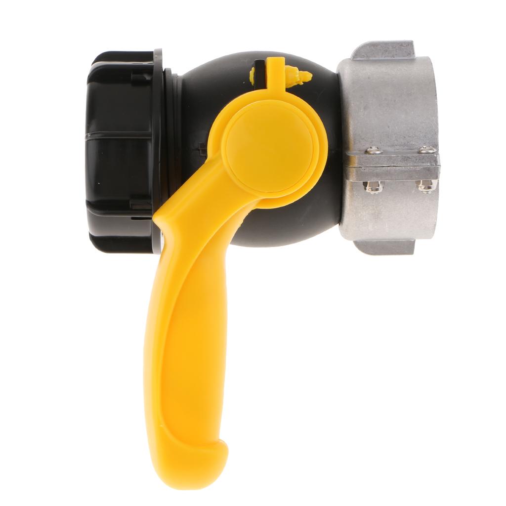 1000L IBC Túi Xe Tăng Thoát Adapter Van Bi 2.44 Cửa Hút Gió Đến 2 Ổ Cắm