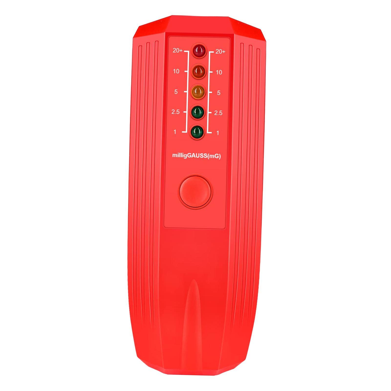 EMF Tester Testing Tool Portable Digital EMF Monitor with LED Indicator Light for Household Measuring Equipment Office Electromagnetic Field