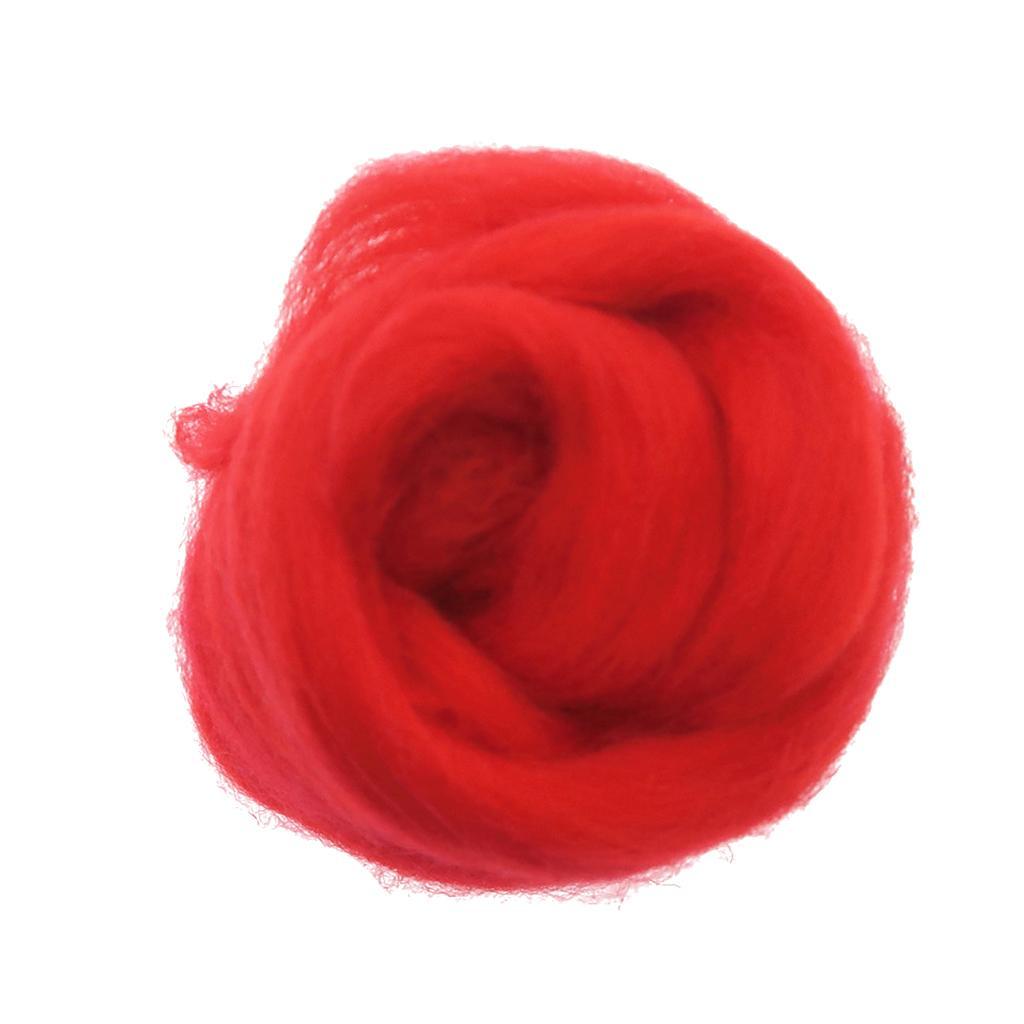 1 Piece 10g Soft Wool Roving Felting Wool for DIY Needle Felting Craft Materials
