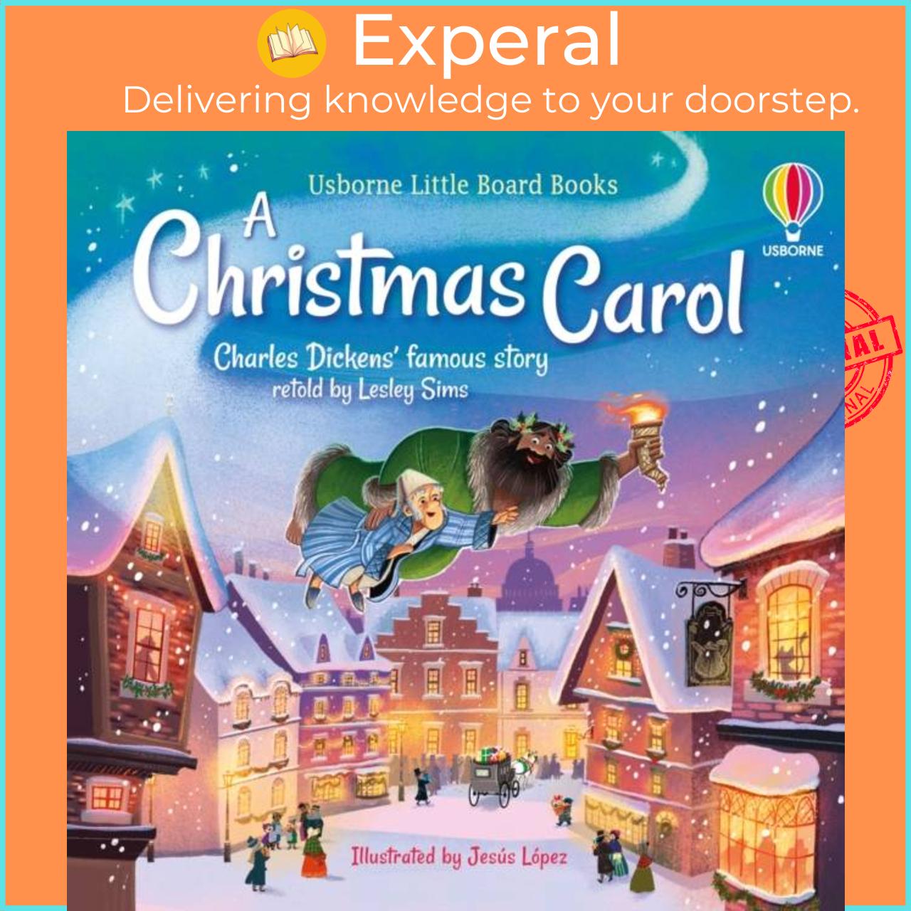 Sách - Little Board Books: A Christmas Carol by Jesus Lopez (UK edition, boardbook)