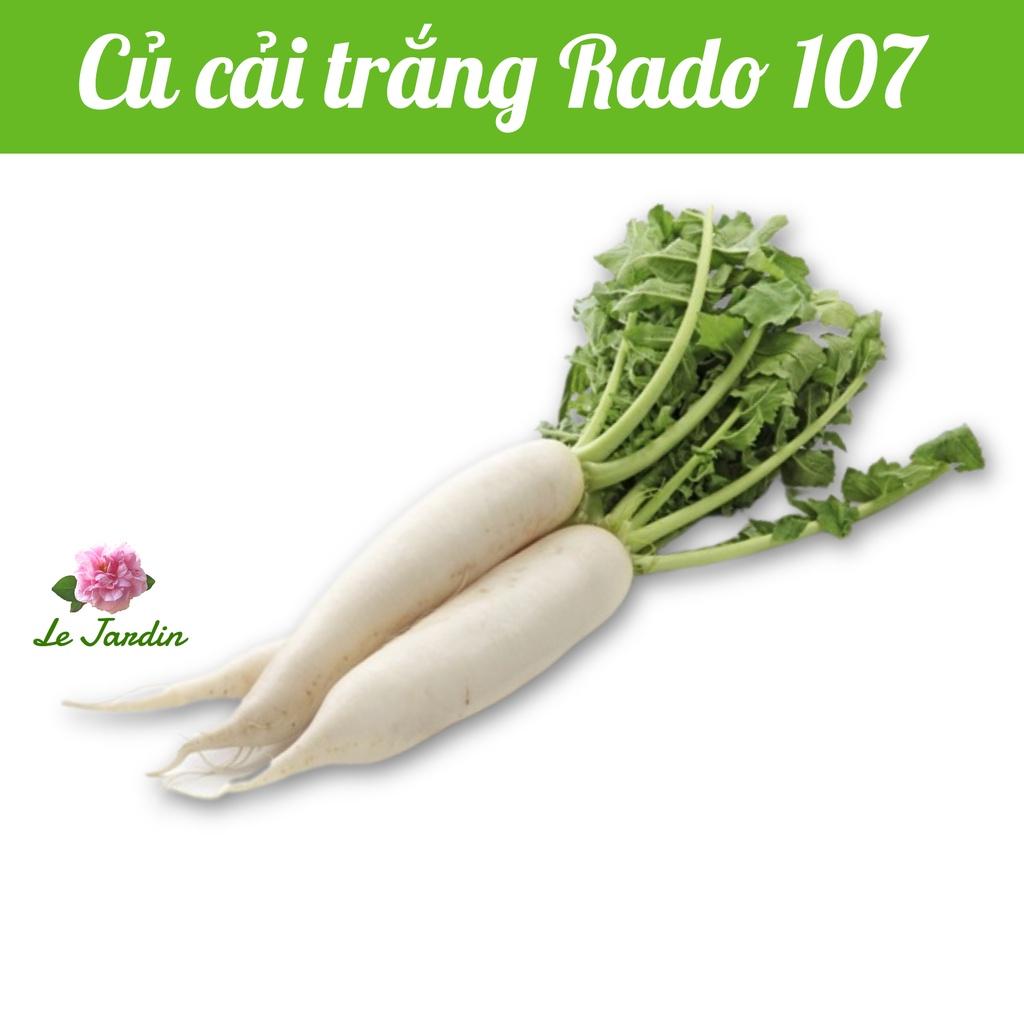 Hạt giống Củ cải trắng Rado 107 gói 50gr - RẤT DỄ TRỒNG