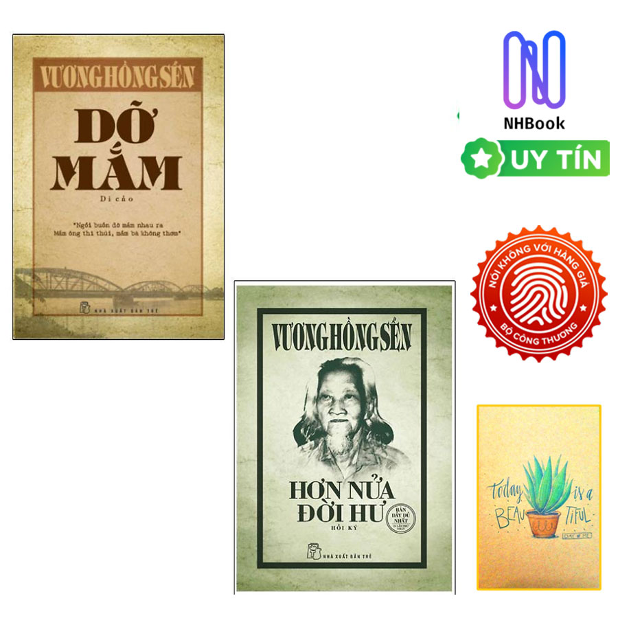 Combo Vương Hồng Sển - Hơn Nửa Đời Hư  Và Dỡ Mắm : Di Cảo