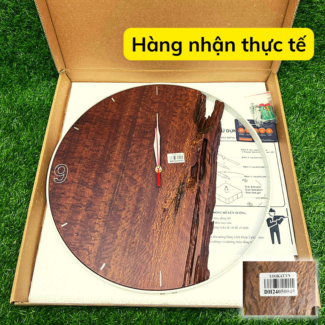 Đồng Hồ Treo Tường Chế Tác Mẫu Mới Phong Cách Vintage DH12050010