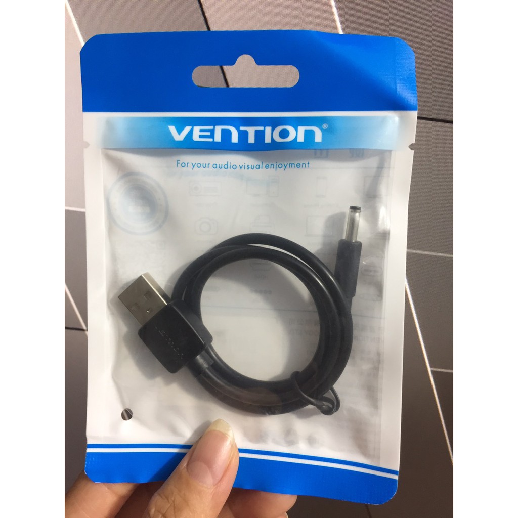 Cáp sạc DC 5V USB to 3.5mm Vention CEXBD _ hàng chính hãng
