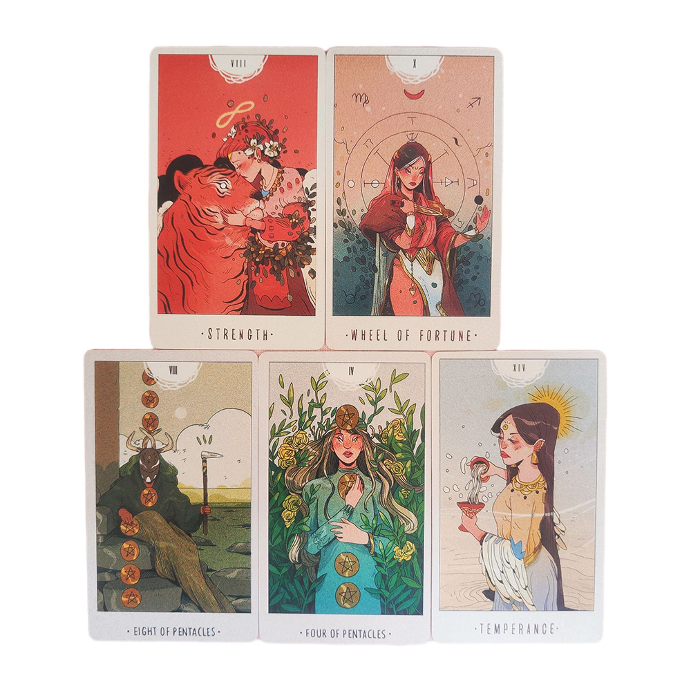 [Size Gốc] Bài Tarot White Numen 78 lá bài 7x12 Cm