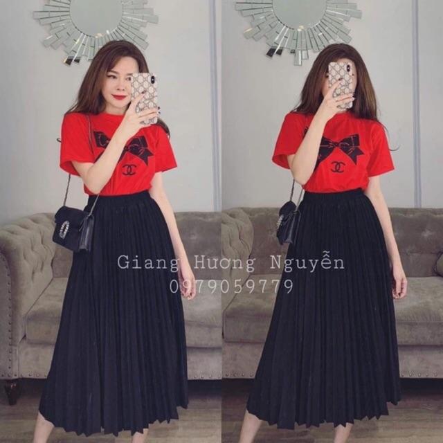 CHÂN VÁY XẾP LI