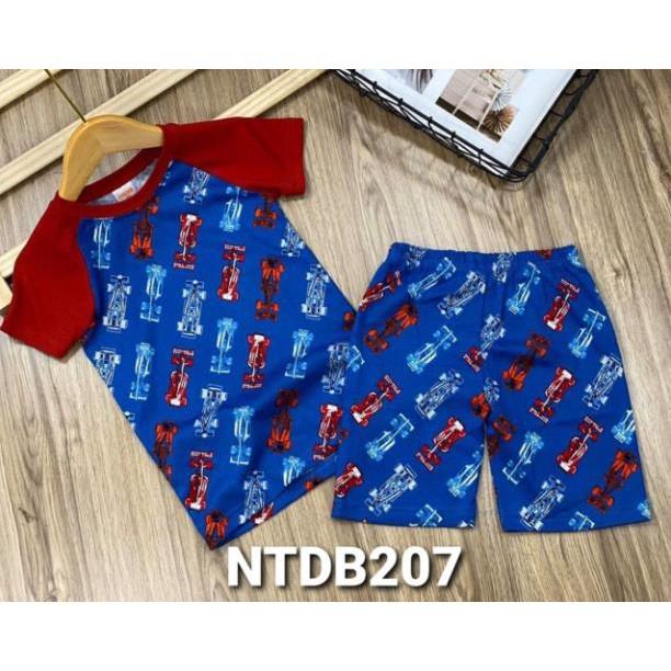 Bộ ngắn tay bé trai thun borip xuất khẩu size đại (25 đến 40kg) - Bộ quần áo trẻ em