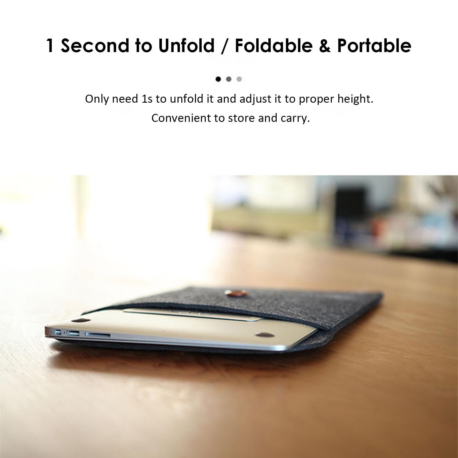 Đế máy tính xách tay siêu mỏng Mặt bàn có thể gập lại 6 cấp độ