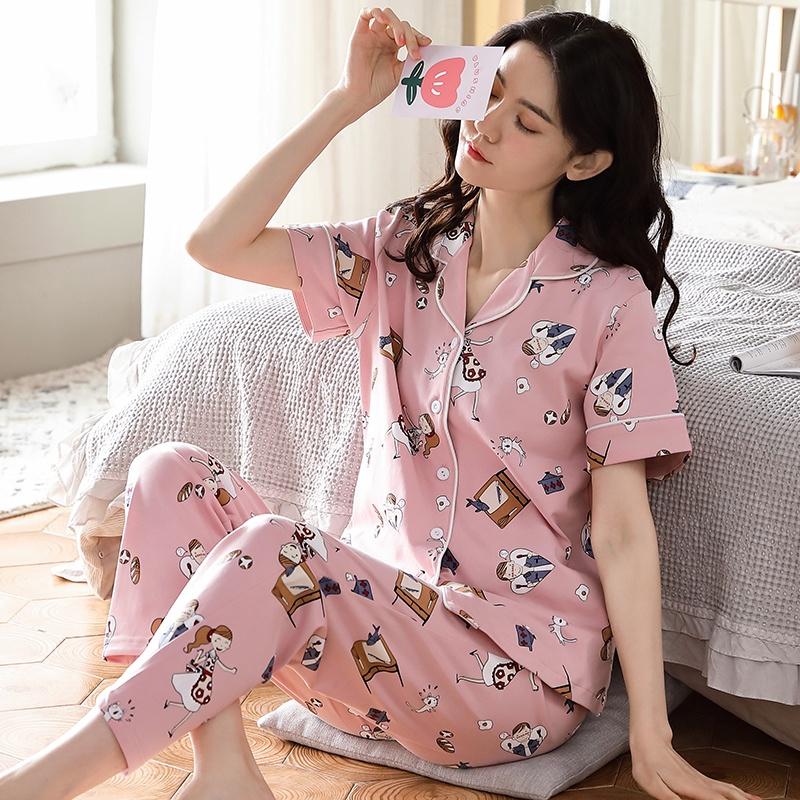 Bộ Pijama cộc tay cực thoáng mát, thời trang, khỏe khoắn