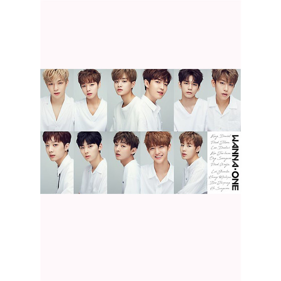 Poster Wanna One tranh treo tường 8 tấm 29 x 49