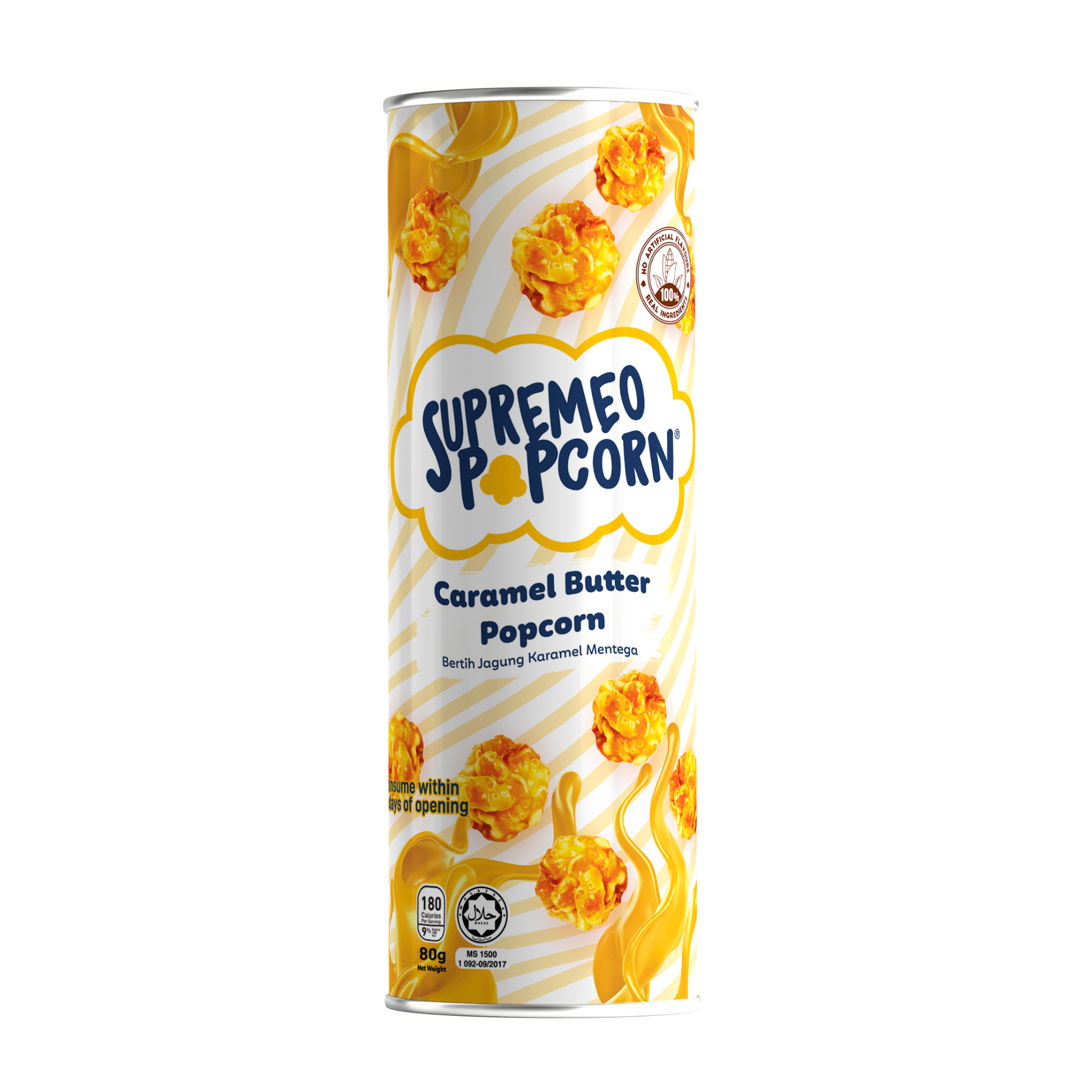 Bắp rang vị bơ và caramen Supremeo 80 g