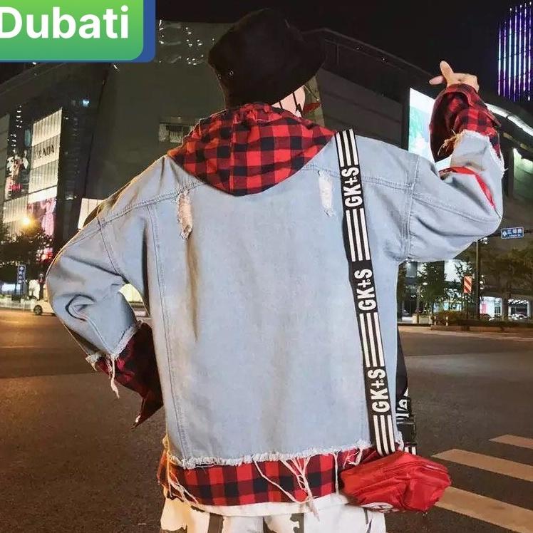 ÁO KHOÁC JEAN NAM NỮ UNISEX CHẤT BÒ NÓN VẢI NỈ CAO CẤP HOT TREND NHẬT BẢN SÀNH ĐIỆU - DUBATI FASHION