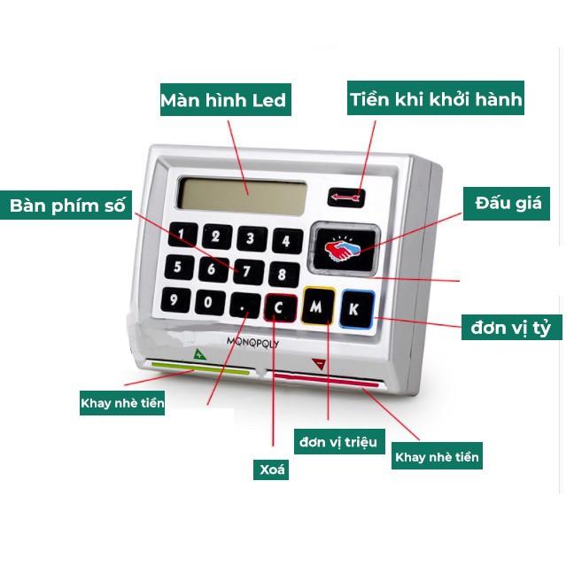 Cờ Tỷ Phú MONOPOLY Có Máy Quẹt thẻ ATM Ultimate Banking, Board Game Cờ Tỷ Phú 4.0 Ngân Hàng Điện Tử, Đồ Chơi MecoMart