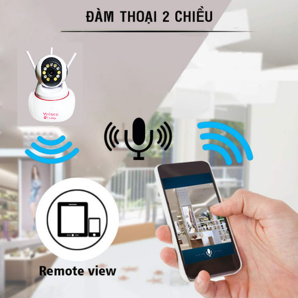 Camera Yoosee Trong Nhà Thế Hệ Mới Ban Đêm Có Màu, Đàm Thoại Hai Chiều Full HD 1080P-Hàng Nhập Khẩu