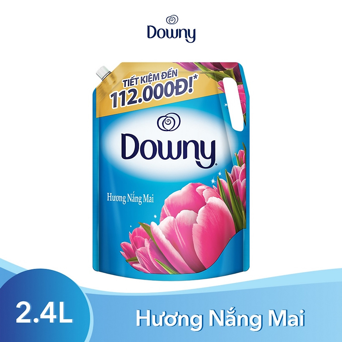 1 Thùng Nước Xả Downy Nắng Mai Túi 2.4L (4 Túi)