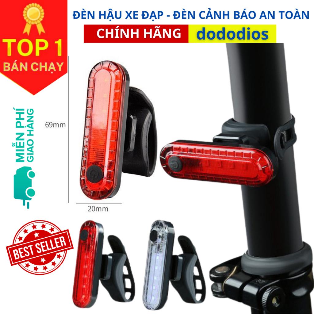 Hình ảnh Đèn xe đạp hậu LED thể thao siêu sáng DH01 7 Chế độ sáng - Chính hãng dododios