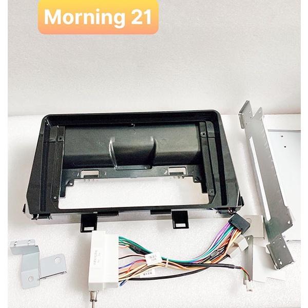 MẶT DƯỠNG DVD ANDROID CHO XE KIA MORNING 2021 + DÂY NGUỒN THEO XE