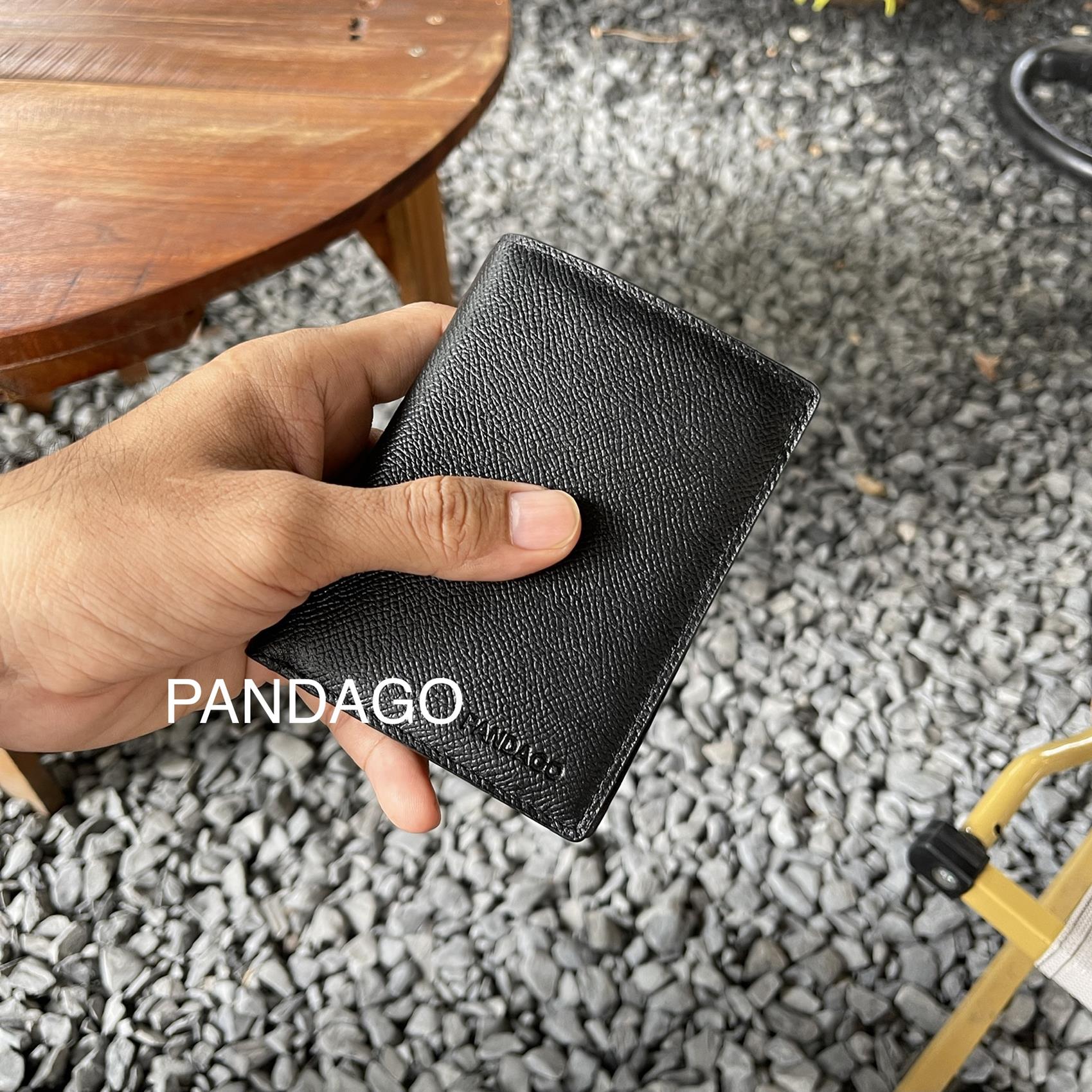 Ví nam PANDAGO Pandora 01 nhiều ngăn da thật cao cấp bỏ túi thời trang