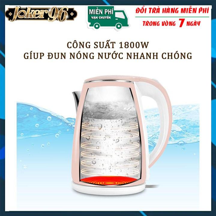 Ấm Siêu Tốc 2 Lớp JipLai Thái Lan Dung Tích 2.5L Cao Cấp