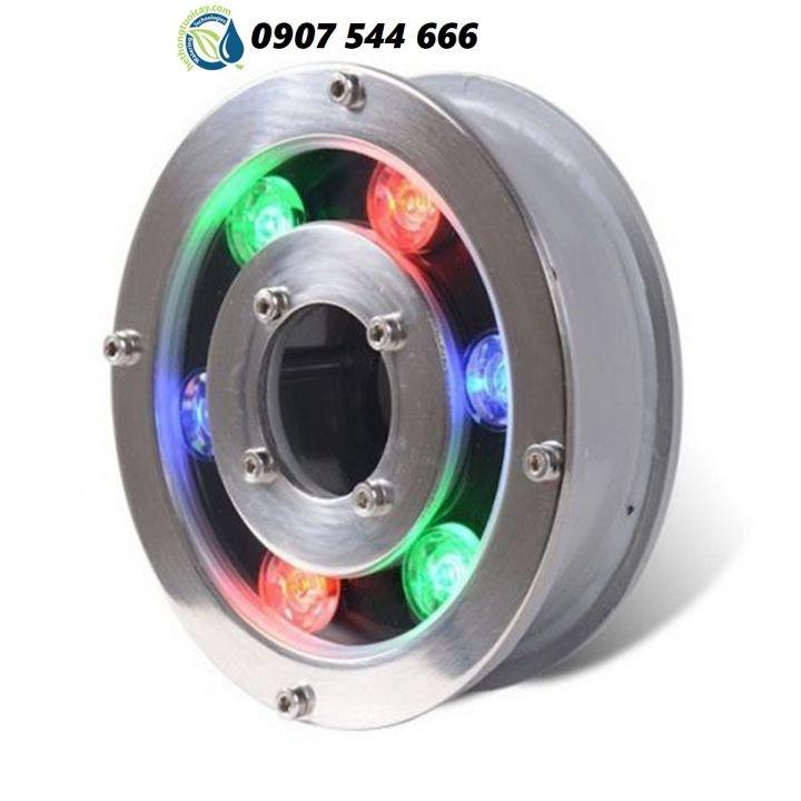 Đèn âm nước bánh xe 6w đổi màu