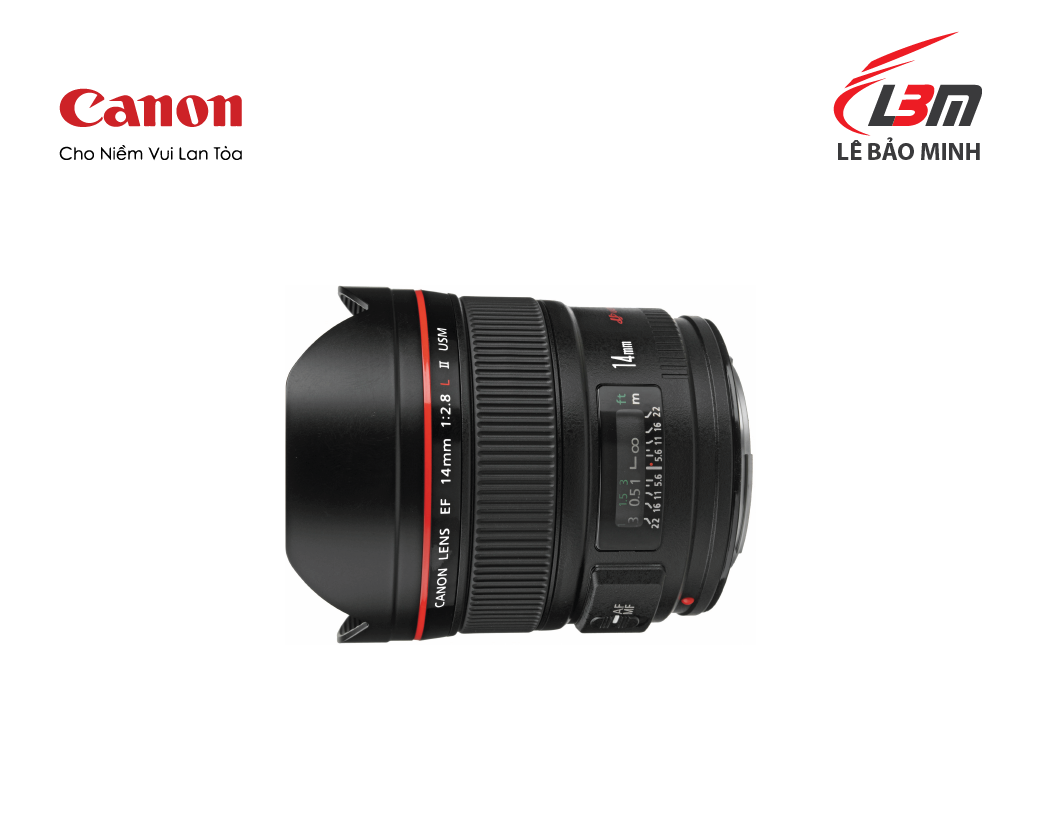 Ống kính Canon EF 14mm f/2.8L II USM - Hàng Chính Hãng