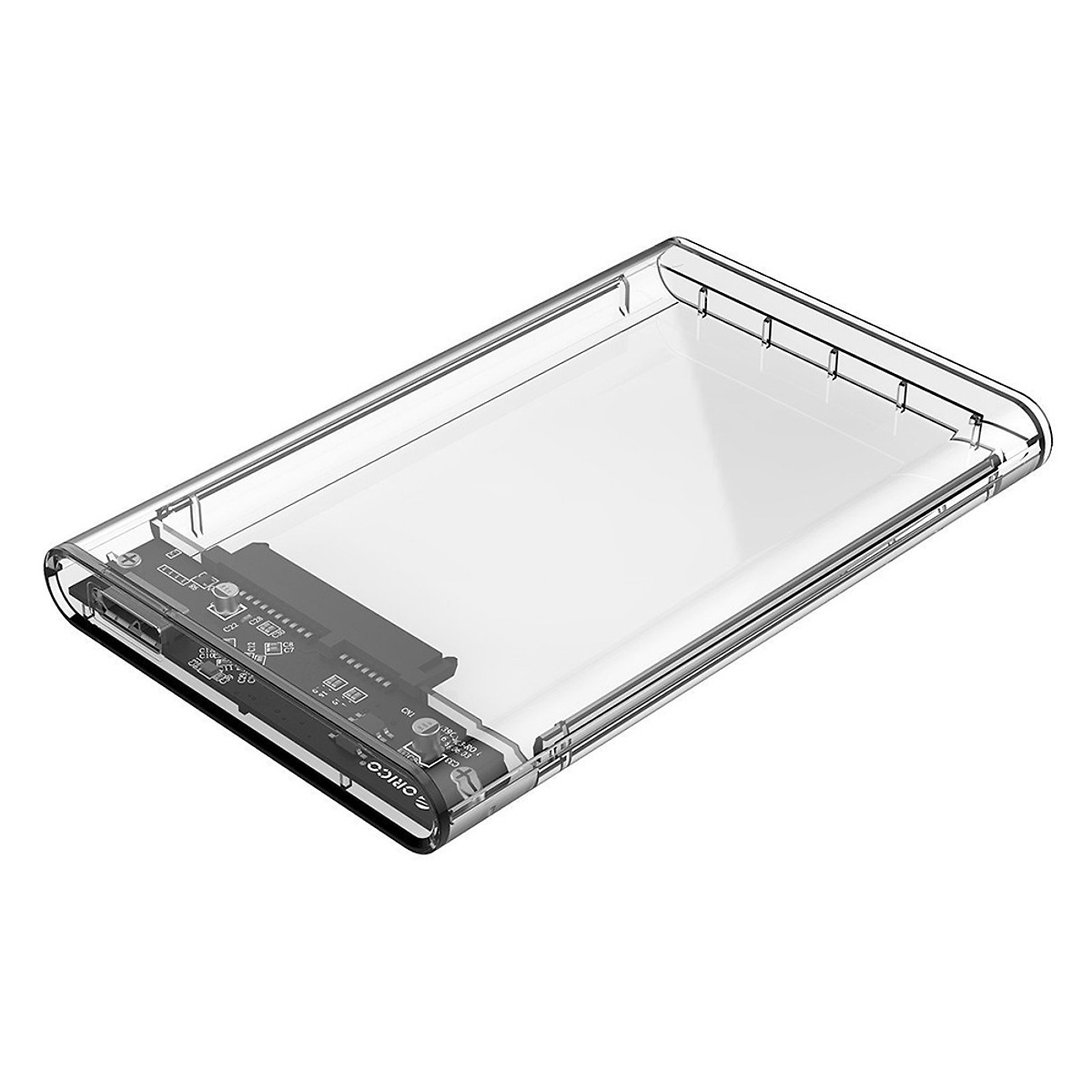 Hộp Đựng Ổ Cứng 2.5" Orico USB 3.0 Nhựa Trong Suốt cho Ổ HDD và SDD - Hàng Chính Hãng