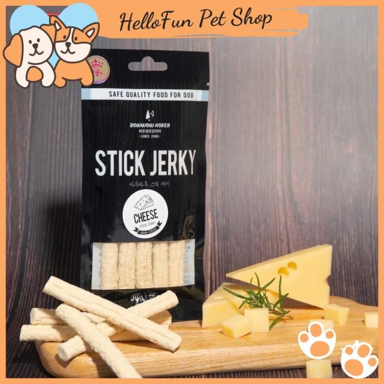 Bánh thưởng dạng que Bowwow Stick Jerky cho chó - Snack cao cấp cho thú cưng