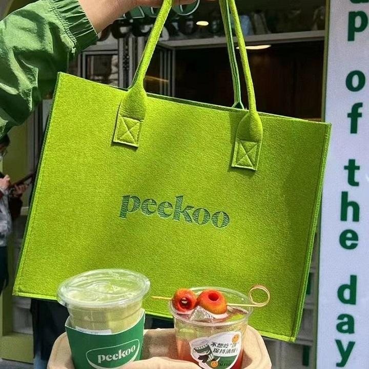 Túi Peekoo xanh lá đi biển du lịch đi chơi đi làm