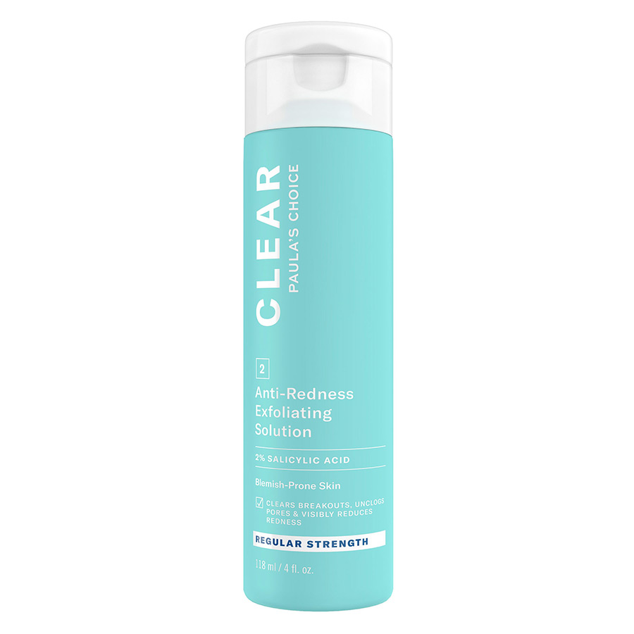 Tinh Chất Giảm Mụn Và Ban Đỏ Paula's Choice Resist Clear Regular Strength Anti – Redness Exfoliating Solution With 2% Salicylic Acid (118ml)