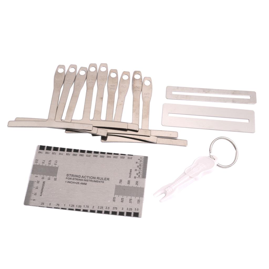 Sunnimix 9 Chiếc Understring Bán Kính Đồng Hồ Đo + Tặng Xâu Chuỗi Hành Động Ga Chun + 2 Chiếc Ván Trượt Ngón Tay Bảo Vệ