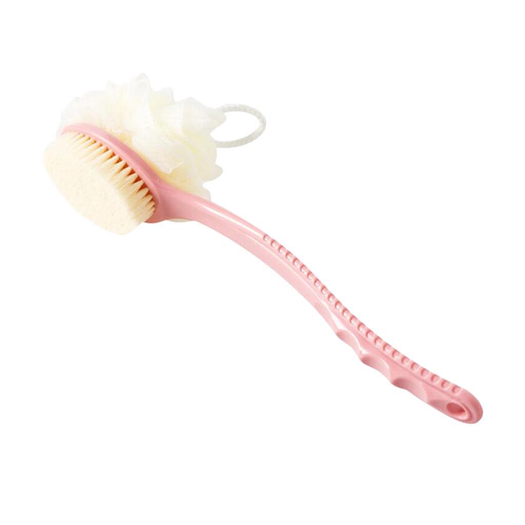 Plastic Long Handle Scrub Skin Massage Shower Brush Bath Back Brush