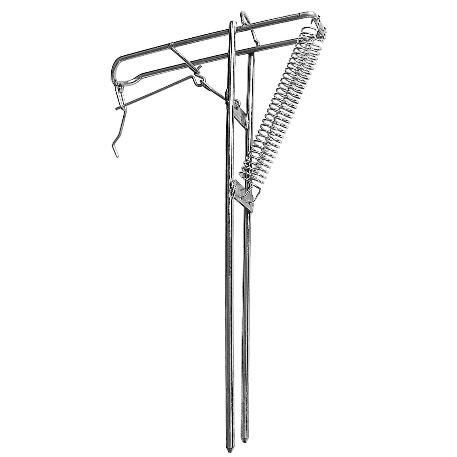 Foldable Automatic Fishing Rod Holder Stainless Steel Fishing Pole Rack Ground Support Bracket