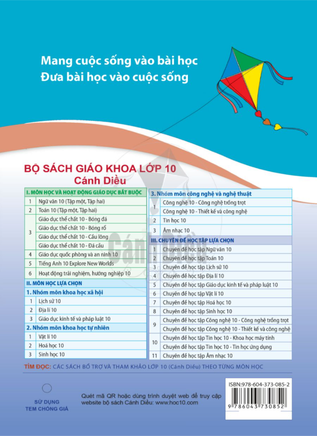 Bài tập Vât Lí - lớp 10 (Cánh Diều)