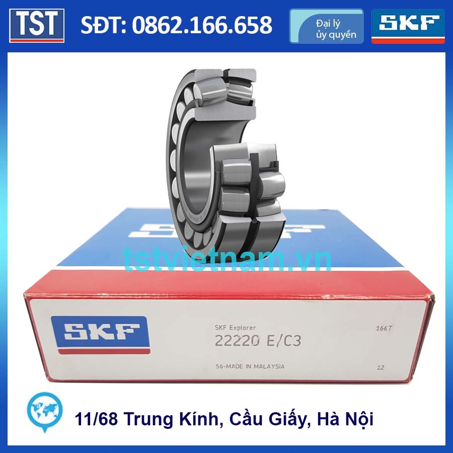 Vòng bi bạc đạn SKF 22220 E/C3