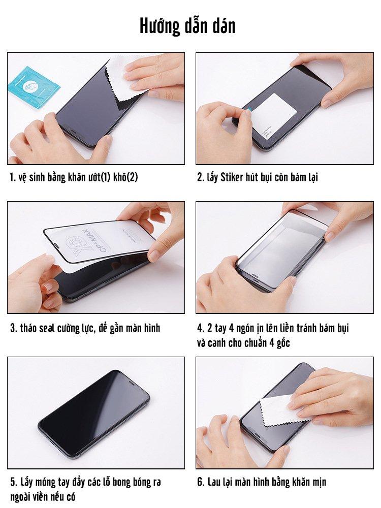 Cường lực cho Xiaomi Poco F3 - Redmi K40 Nillkin CP+ PRO FULL viền đen - Hàng nhập khẩu