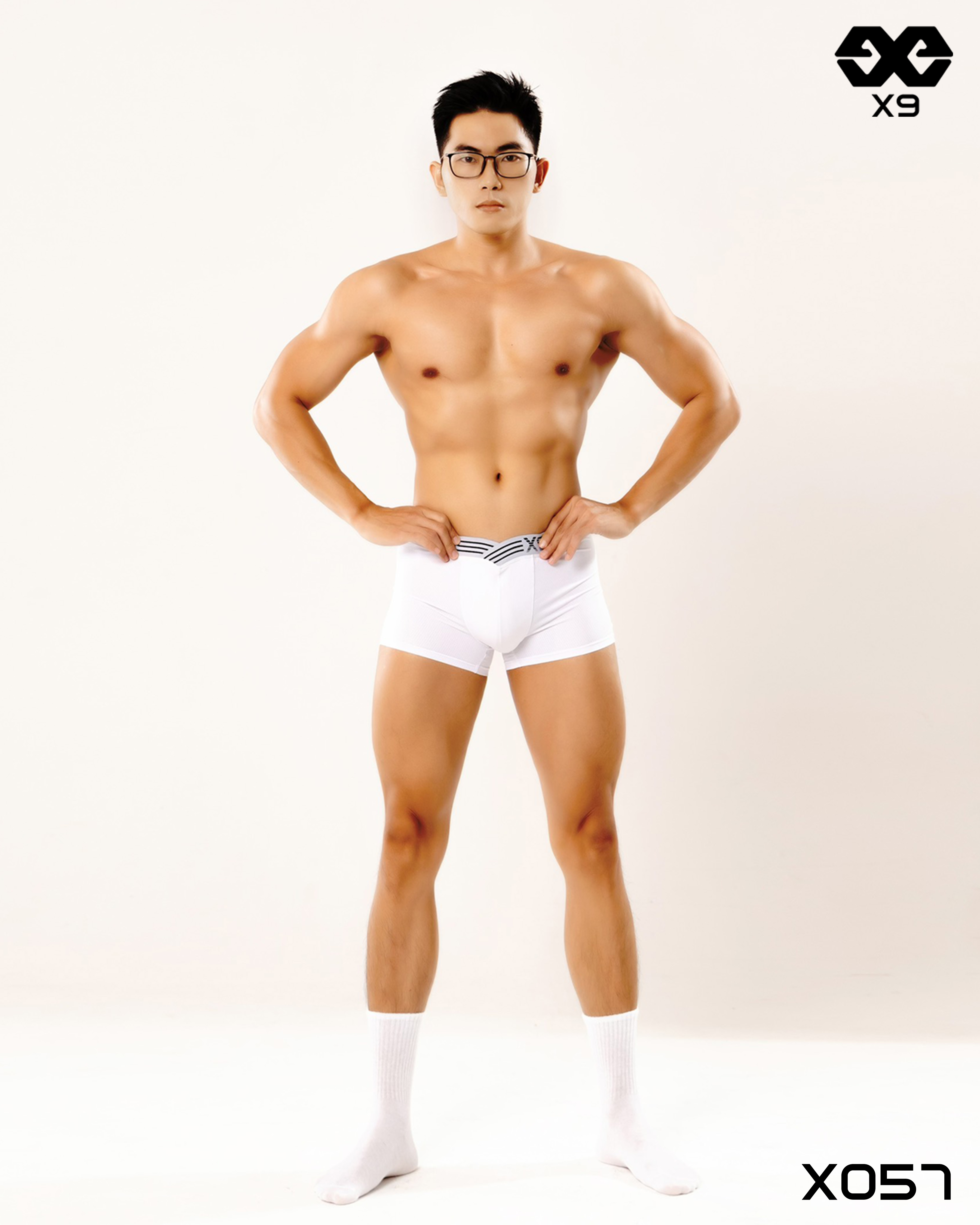 Quần Lót Boxer Đai Lưng Xéo Nam Thoáng Khí - X9 Sportswear - X057