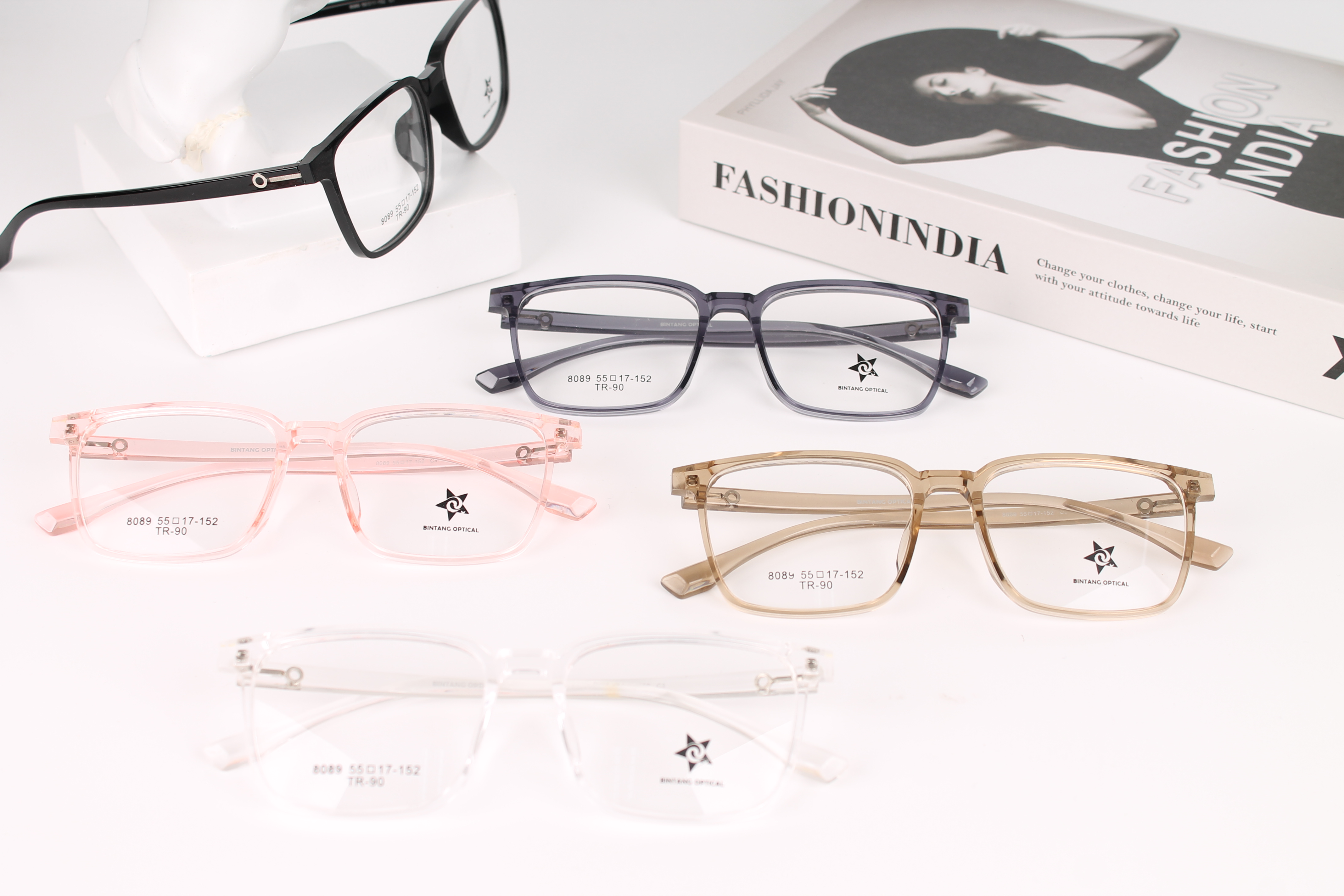 Gọng kính 8089 nhựa cao cấp siêu bền thời trang nam nữ OURESS