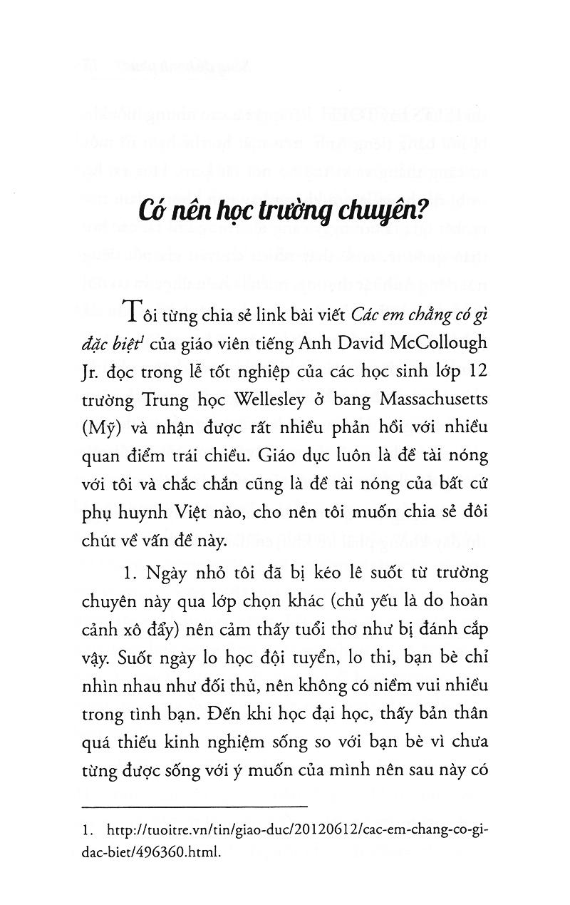 Sống Để Hạnh Phúc