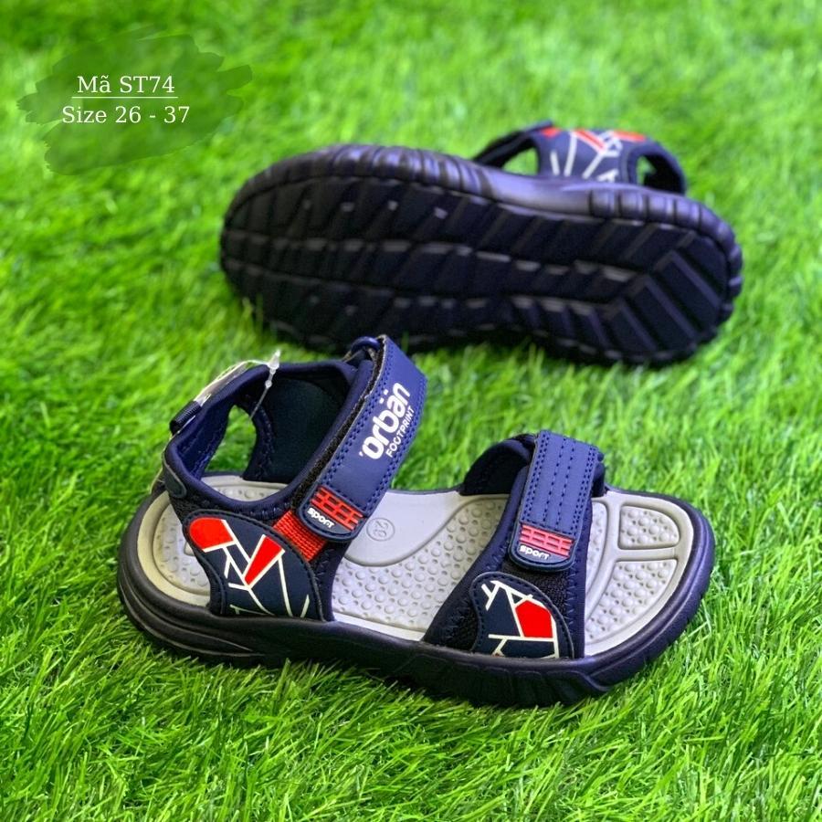 Sandal bé trai Urban xuất khẩu cao cấp dép quai hậu khỏe khoắn và năng động cho trẻ em 3 - 12 tuổi đi học đi biển ST74