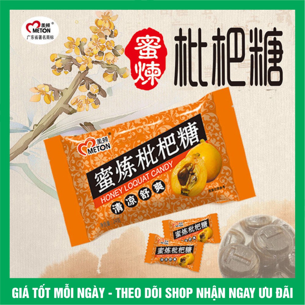 K ẹ o  n g ậ m Meton Honey Loquat Candy / gói