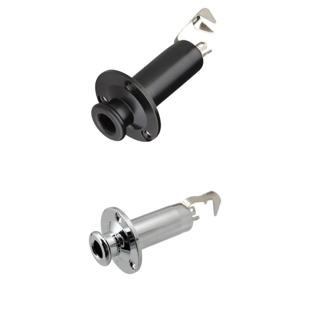 2 x 1/4" Output Input Jack End Pin Strap Pin Plug Socket for Guitar Bass