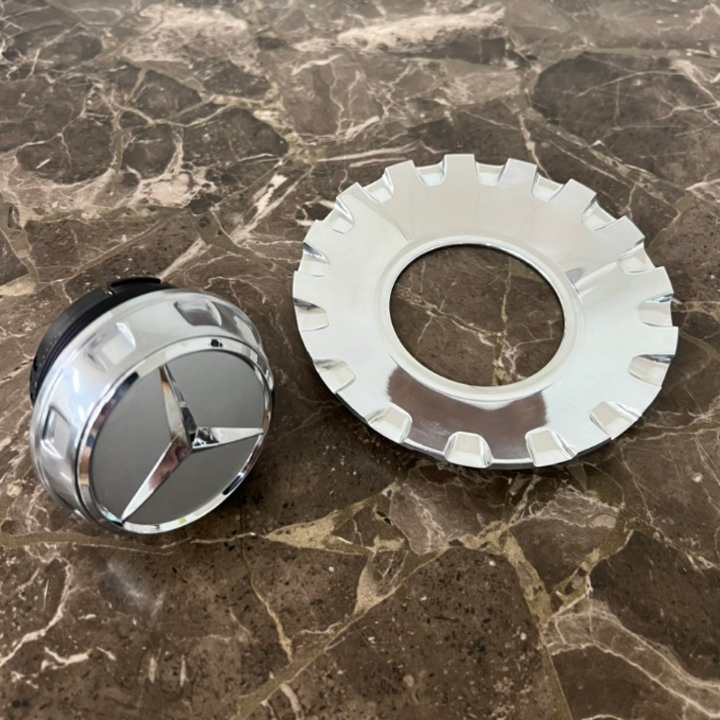 Logo chụp mâm, ốp lazang bánh xe ô tô Maybach ZGS-006 - Chất liệu hợp kim nhôm cao cấp