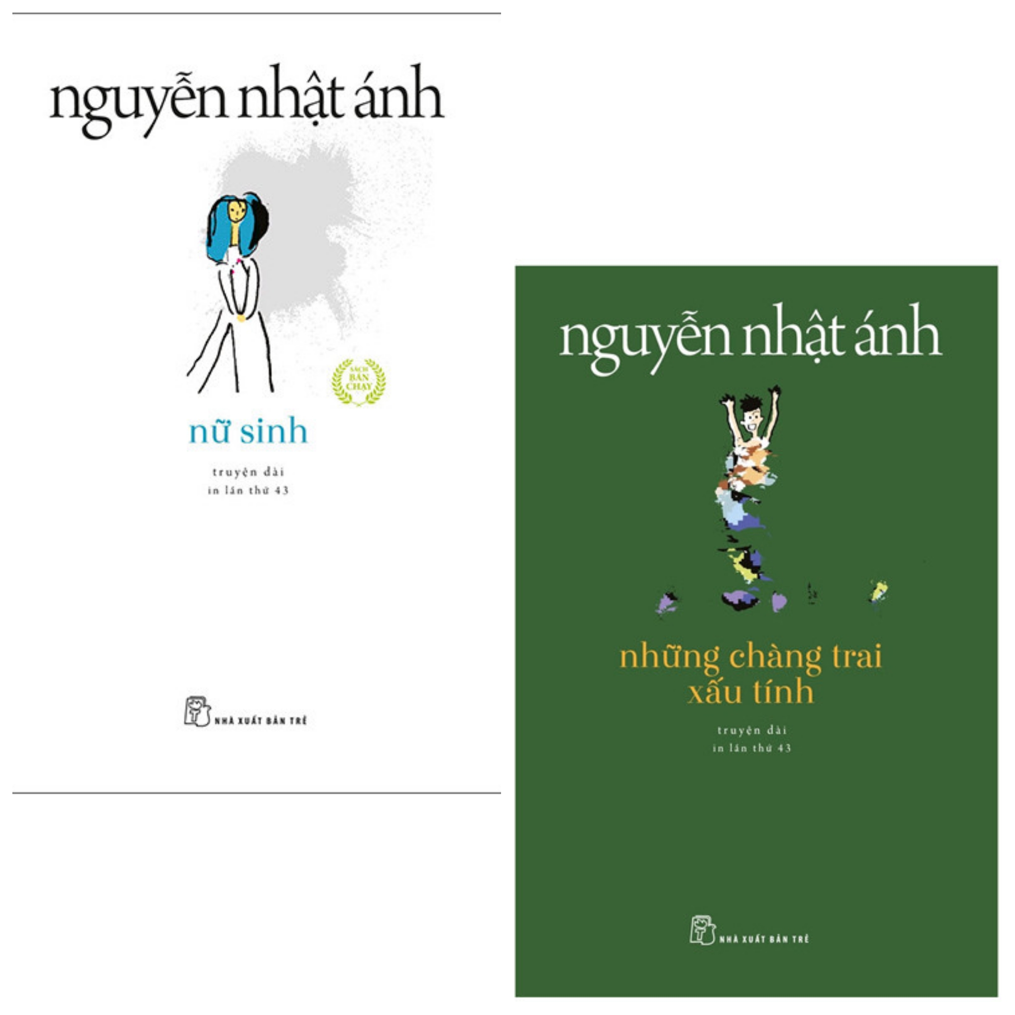 Hình ảnh Combo 2 cuốn sách Nguyễn Nhật Ánh: Những Chàng Trai Xấu Tính + Nữ Sinh